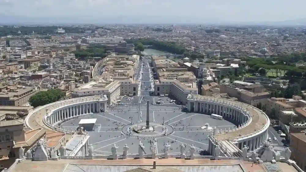 Rome and Vatican.